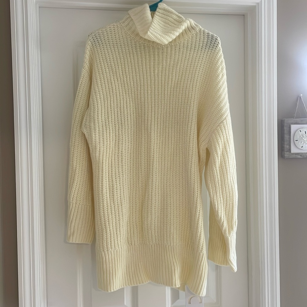 Commense Oversized Turtleneck Sweater/Sweater Dress Sz XS